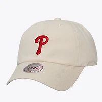 Casquette unisexe Mitchell & Ness crème Philadelphia Phillies hors saison 1904 à sangle ajustable