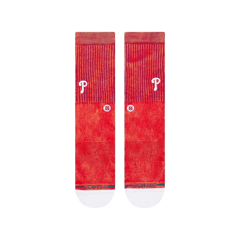 Chaussettes unisexes Stance rouges Philadelphia Phillies Bags Crew