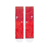 Chaussettes unisexes Stance rouges Philadelphia Phillies Bags Crew
