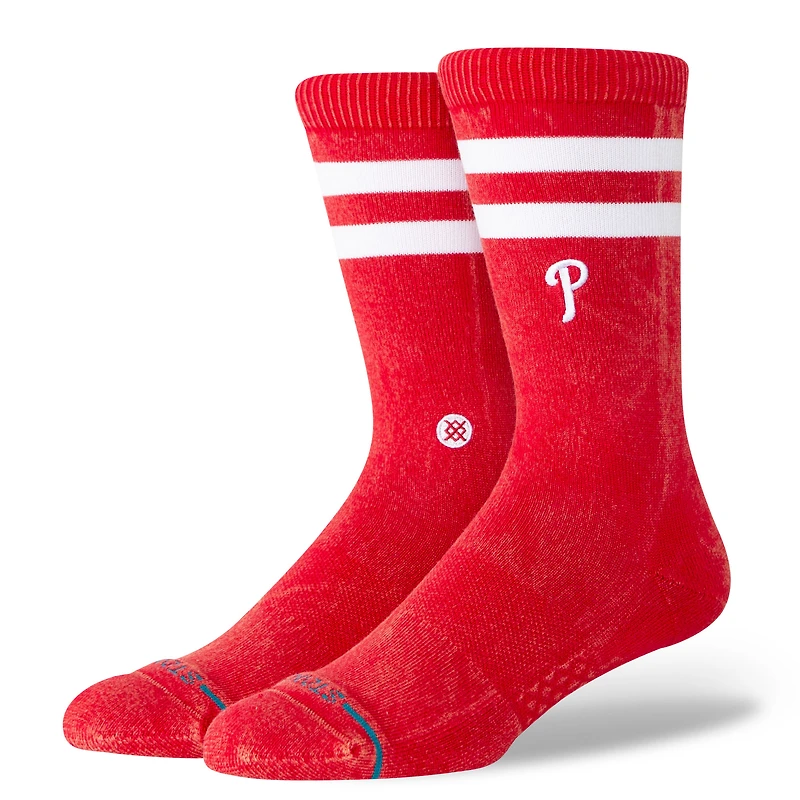 Chaussettes unisexes Stance rouges Philadelphia Phillies Rotation