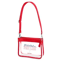 Sac bandoulière mini WEAR by Erin Andrews Philadelphia Phillies avec chaîne en plastique