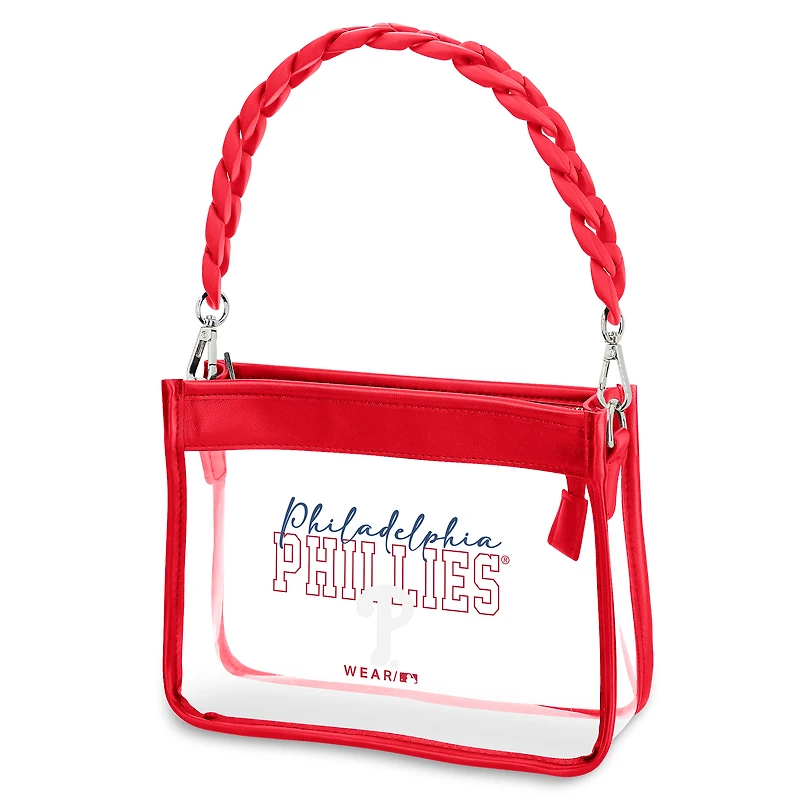 WEAR by Erin Andrews  Philadelphia Phillies Plastic Chain Mini Crossbody Bag