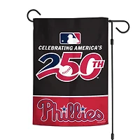 WinCraft Philadelphia Phillies 12" x 18" Double-Sided America 250 Garden Flag