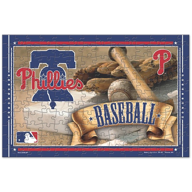 Puzzle WinCraft de 150 pièces représentant l'équipe des Philadelphia Phillies