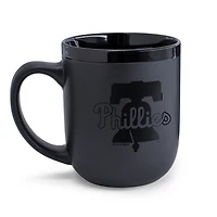 Tasse WinCraft Philadelphia Phillies 48 cl en céramique noire ton sur ton