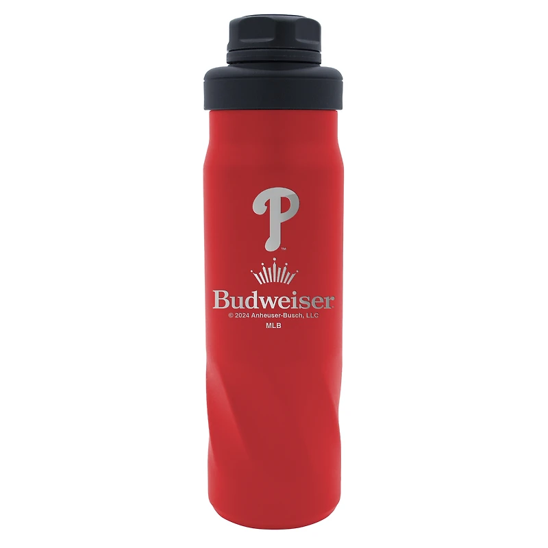 WinCraft Phillies de Philadelphie 2024 MLB x Budweiser 20oz. Morgane Bouteille d'eau
