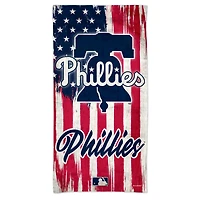 Serviette de plage patriotique WinCraft Philadelphia Phillies 60'' x 30'' en Spectra