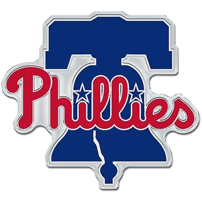 WinCraft Philadelphia Phillies Colored Chrome Auto Emblem
