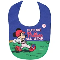 WinCraft Philadelphia Phillies Disney Mickey All Pro Baby Bib