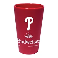 WinCraft Philadelphie Phillies MLB x Budweiser 16oz. Verre à bière en silicone