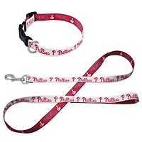 WinCraft Philadelphia Phillies Pet Leash and Collar Set