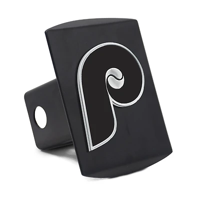 Housse d'attelage WinCraft Premium en métal chromé avec logo des Philadelphia Phillies