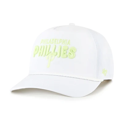Women's '47  White Philadelphia Phillies Bright Side Adjustable Hitch Hat