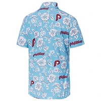 Women's Reyn Spooner  Light Blue Philadelphia Phillies Pua Performance Polo