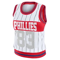 Women's WEAR by Erin Andrews  White Philadelphia Phillies Sporty Tank Top