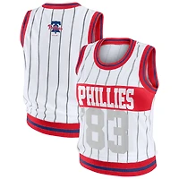 Débardeur sportif blanc des Philadelphia Phillies pour femmes WEAR by Erin Andrews