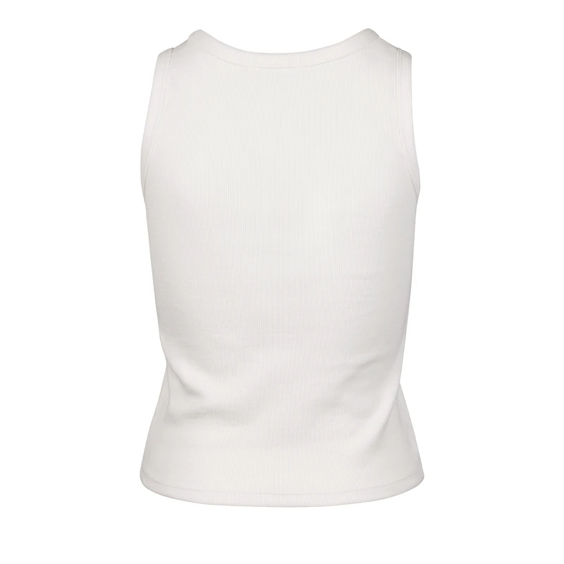 Women's '47 Cream Philadelphia Phillies Floral Logo Ribbed Baby Tank Top