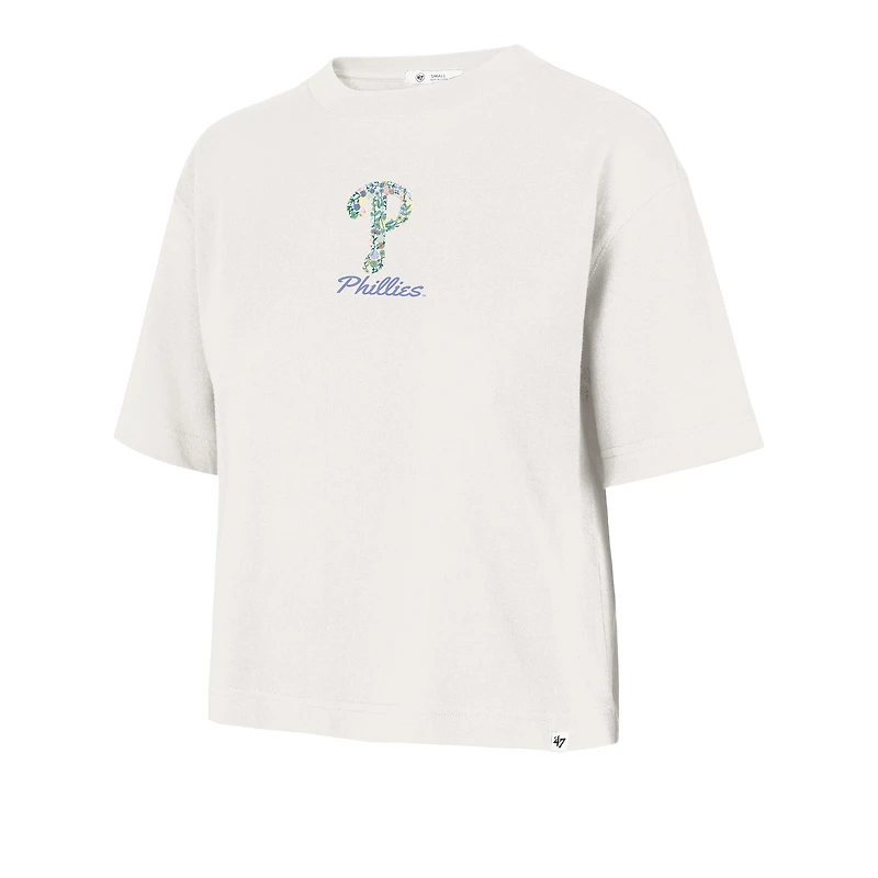 T-shirt court « 47 Natural Philadelphia Phillies Full Bloom » pour femme