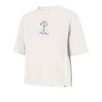 T-shirt court « 47 Natural Philadelphia Phillies Full Bloom » pour femme
