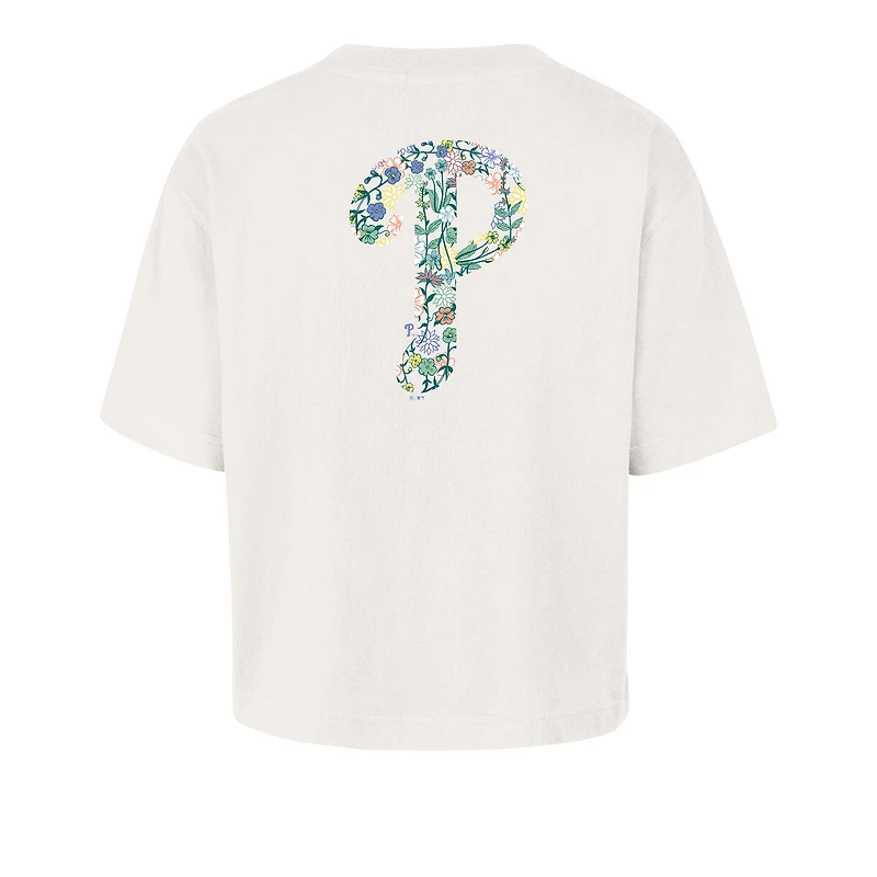 T-shirt court « 47 Natural Philadelphia Phillies Full Bloom » pour femme