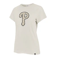 T-shirt '47 Oatmeal Philadelphia Phillies Panthera Frankie pour femmes