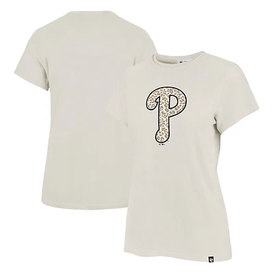T-shirt '47 Oatmeal Philadelphia Phillies Panthera Frankie pour femmes