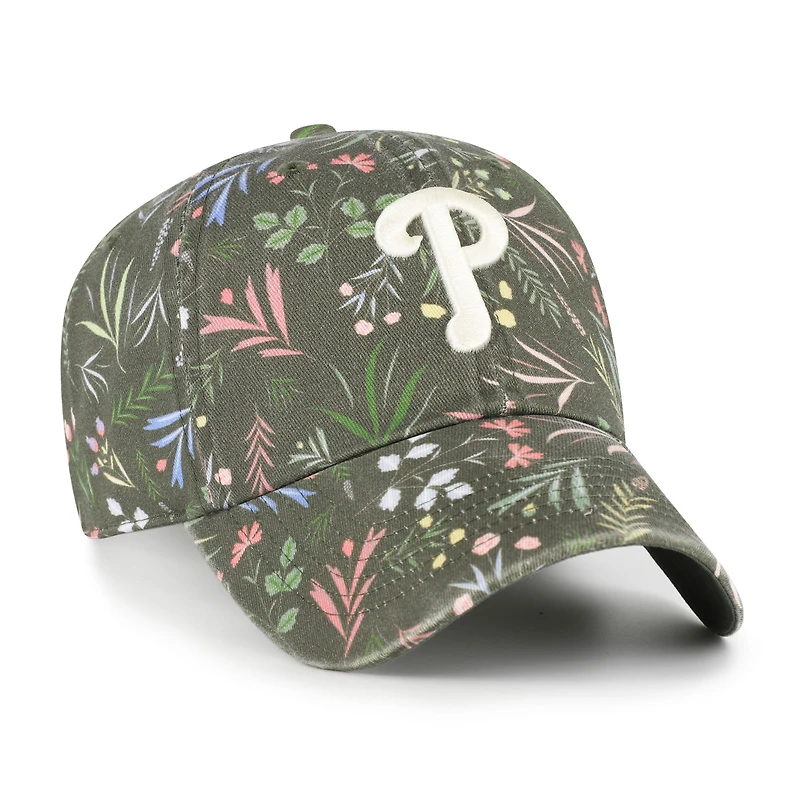 Casquette ajustable « 47 Olive Philadelphia Phillies Moss Verbena Clean Up » pour femme
