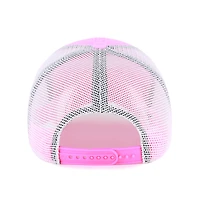 Casquette trucker rose Philadelphia Phillies « 47 » pour femme, modèle « Clean Up », ajustable