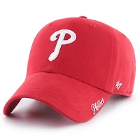 Casquette réglable Miata Clean Up de l'équipe des Phillies de Philadelphie rouge '47 pour femme