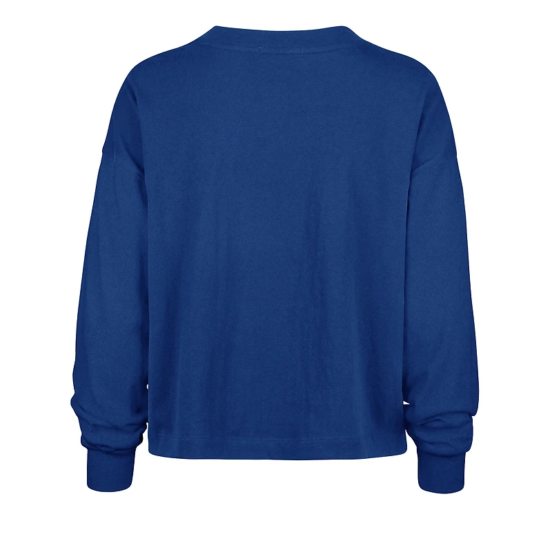 Women's '47 Royal Philadelphia Phillies Team Collage Sydney Long Sleeve T-Shirt