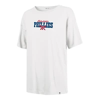 T-shirt Sadie pour femme, motif nœud papillon et bannière des Phillies de Philadelphie, année 47