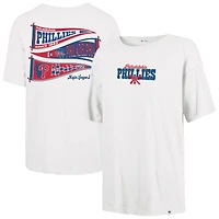 T-shirt Sadie pour femme, motif nœud papillon et bannière des Phillies de Philadelphie, année 47