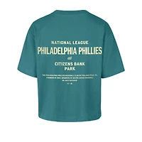 T-shirt femme '47 Teal Philadelphia Phillies Contemporary Basics Leon City