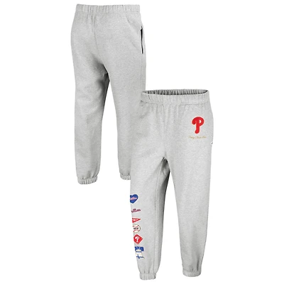 Women's '47 x Stoney Clover Lane Heather Gray Philadelphia Phillies Venice Jogger Pants
