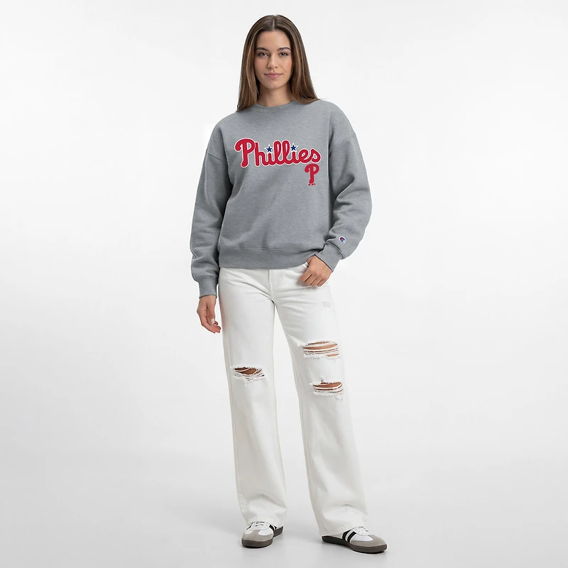 Sweat-shirt Champion rouge Philadelphia Phillies All-Star pour femmes