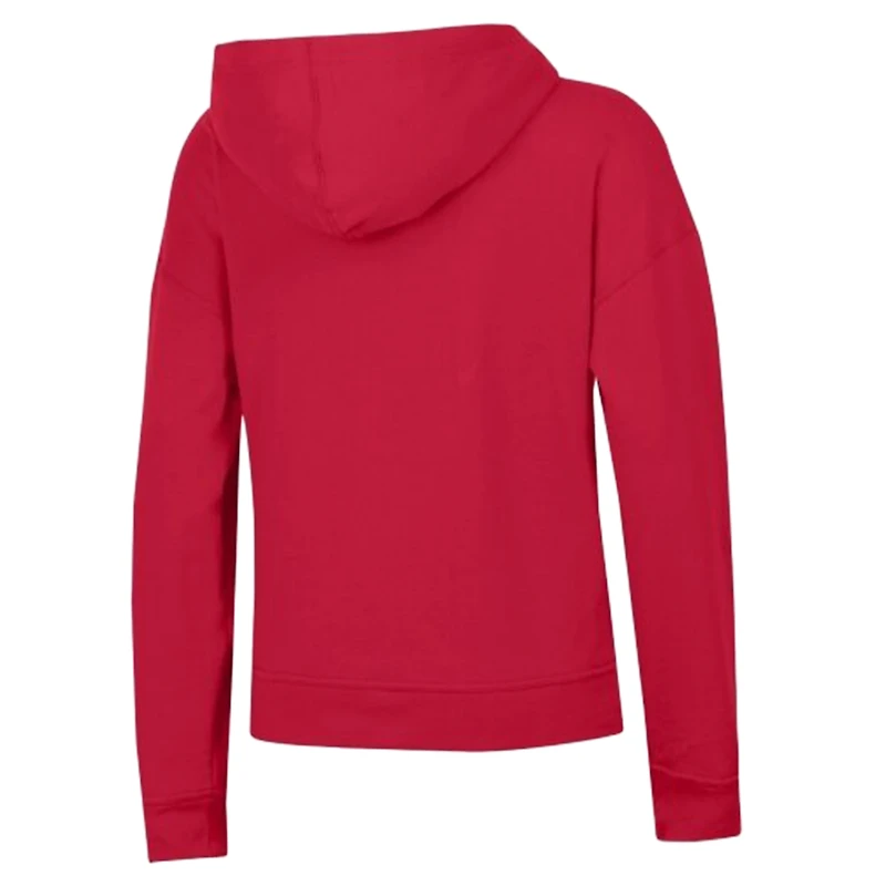 Women's Champion Red Philadelphia Phillies Distressed Powerblend Hoodie