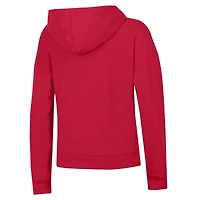 Women's Champion Red Philadelphia Phillies Distressed Powerblend Hoodie