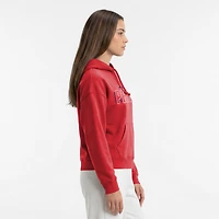 Women's Champion Red Philadelphia Phillies Distressed Powerblend Hoodie