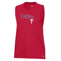 Women's Champion  Red Philadelphia Phillies Muscle Tank Top