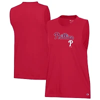 Women's Champion  Red Philadelphia Phillies Muscle Tank Top
