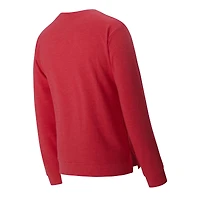T-shirt à manches longues en molleton français rouge Philadelphia Phillies Birch de la marque Concepts Sport pour femmes