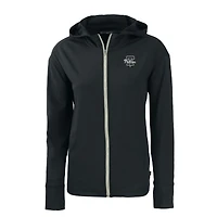 Sweat à capuche zippé entièrement recyclé Daybreak Eco pour femme, noir, des Philadelphia Phillies