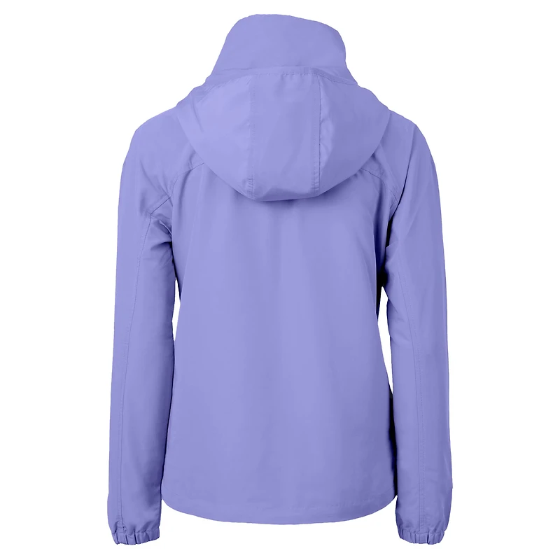 Veste zippée intégrale écologique recyclée Charter des Philadelphia Phillies pour femme Cutter & Buck Lavender