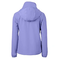 Veste zippée intégrale écologique recyclée Charter des Philadelphia Phillies pour femme Cutter & Buck Lavender