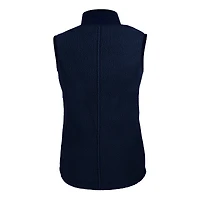 Gilet zippé en polaire écologique Sherpa Cascade pour femme, bleu marine, Cutter & Buck, Philadelphia Phillies