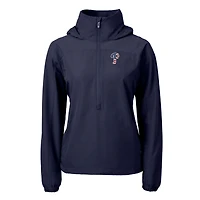 Veste anorak écologique recyclée pour femme Cutter & Buck bleu marine des Philadelphia Phillies Charter