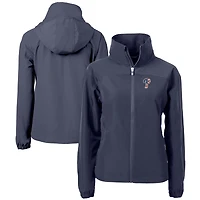 Veste zippée intégrale en tissu recyclé Charter Eco pour femme, bleu marine, Cutter & Buck, Philadelphia Phillies