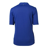 Women's Cutter & Buck  Royal Philadelphia Phillies DryTec Virtue Eco Pique Recycled Polo