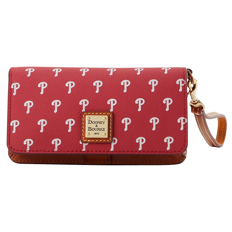 Pochette pour téléphone portable Fey Dooney & Bourke pour femmes des Philadelphia Phillies