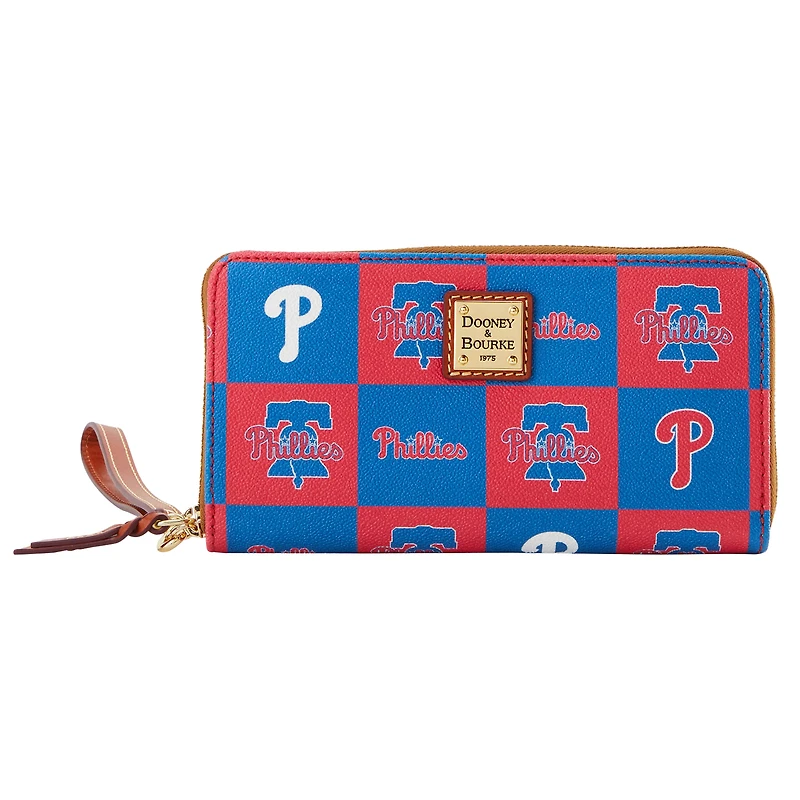 Pochette zippée pour femme Dooney & Bourke Game Day des Philadelphia Phillies